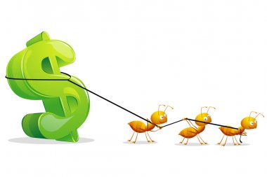 microniche affiliate marketing - small ant carrying big money