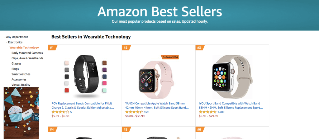 How To Find & SEO-Optimize Profitable Affiliate Marketing Niches? - affiliate marketing niches How To Find Profitable Affiliate Marketing Niches? - amazon bestsellers list