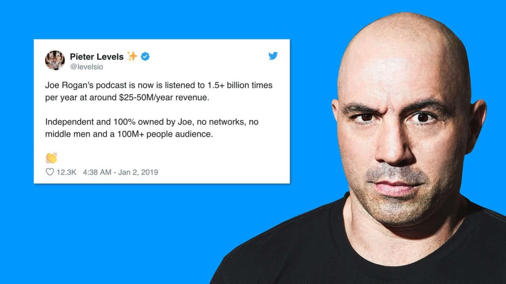 Joe Rogan is making millions from his podcasts, so why can't you make 10k a month?