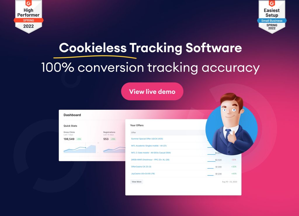 Partner Marketing Software: Why Startups Need to Go Scalable - cookieless tracking software