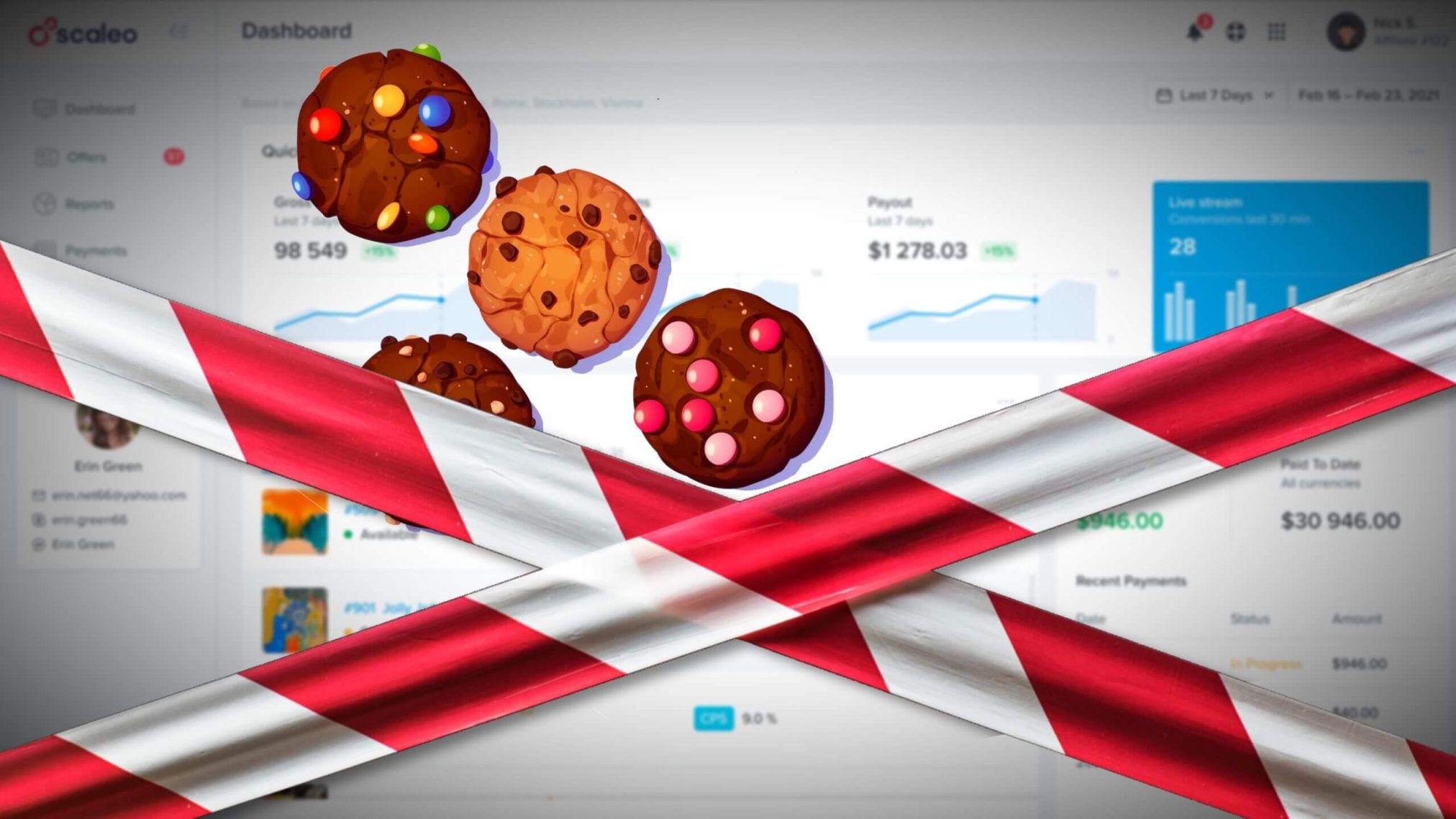 affiliate marketing cookie stuffing and cookie dropping is illigal