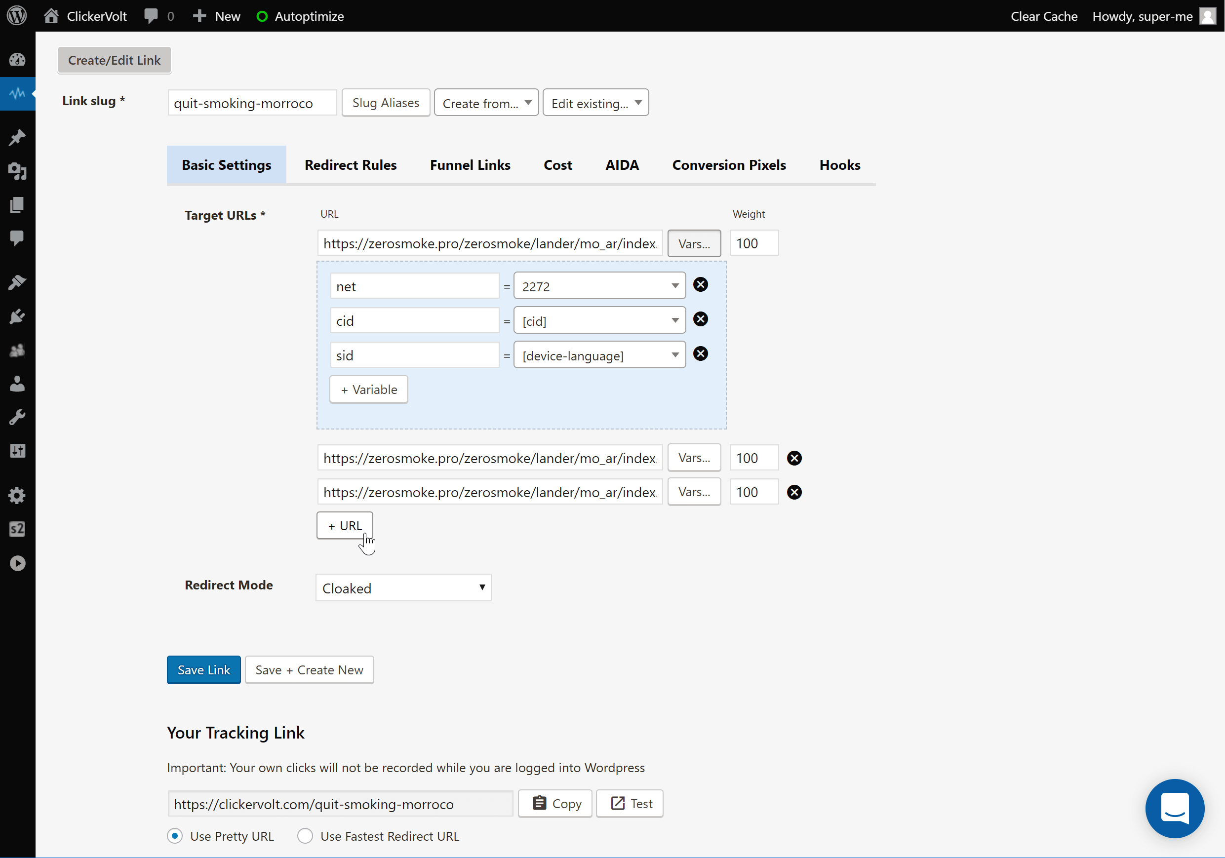 10 Best Link Tracking Software - Link Tracking Software Advanced affiliate link cloaking and click tracking ClickerVolt is used for tracking affiliate campaigns performance