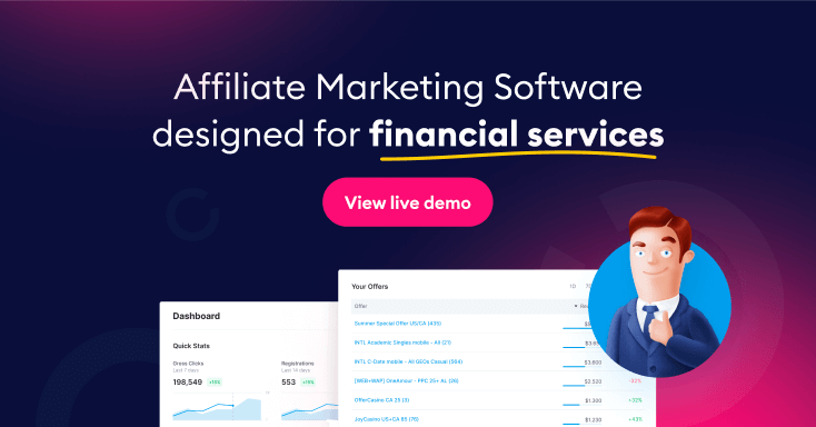 affiliate software for financial services