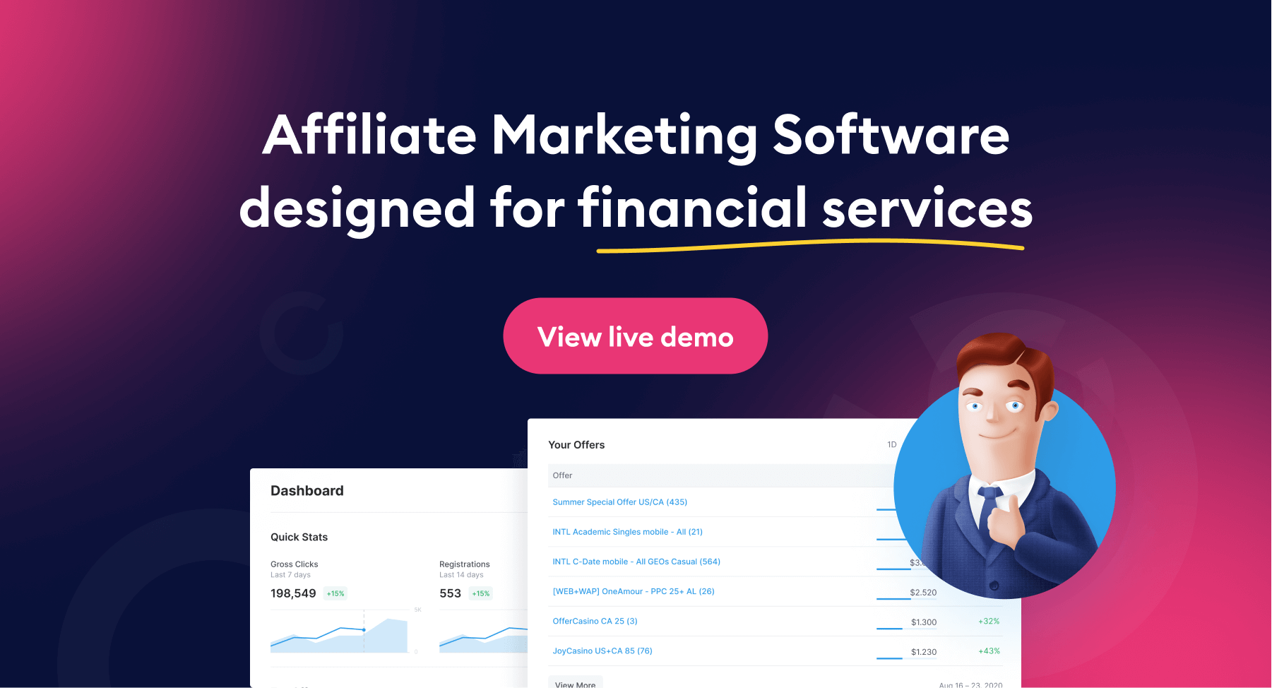 Scaleo - affiliate-marketing-software-financial-services