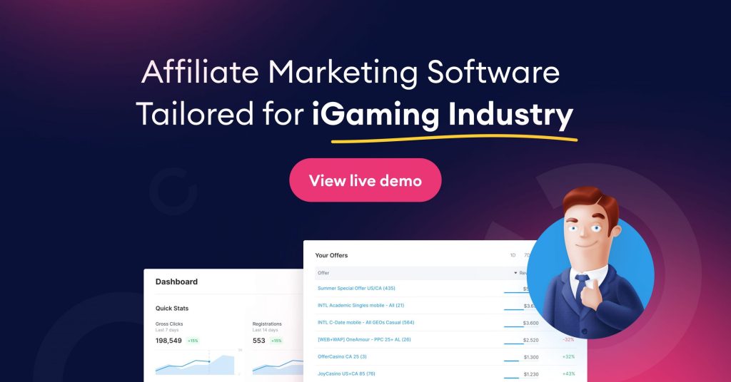 How to Manage Multiple Casino Affiliate Programs From One Dashboard? - affiliate marketing software design for iGaming Industry