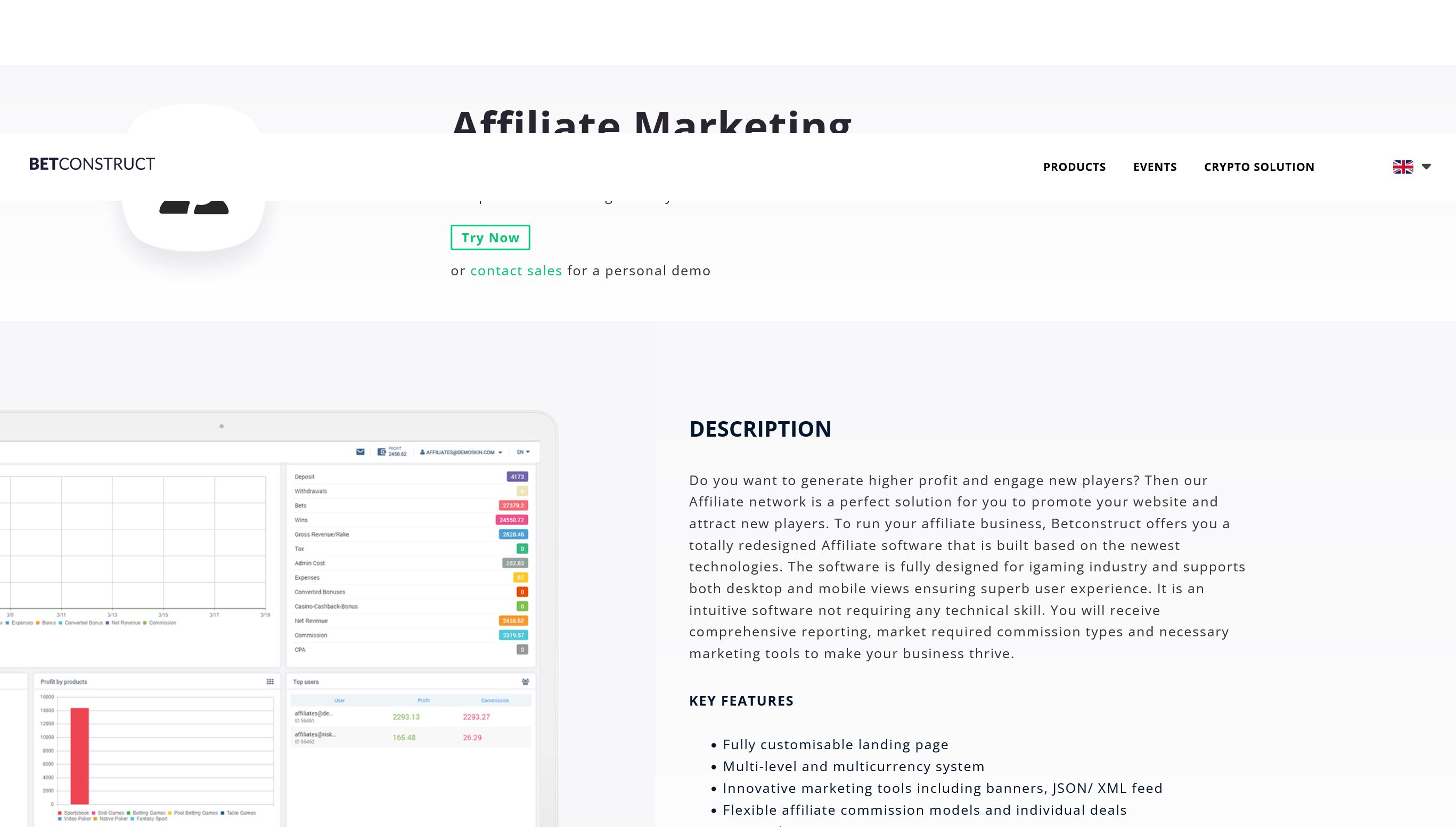Top 15 Affiliate Software for iGaming Industry Compared - iGaming Affiliate software igaming affiliate software - betconstruct