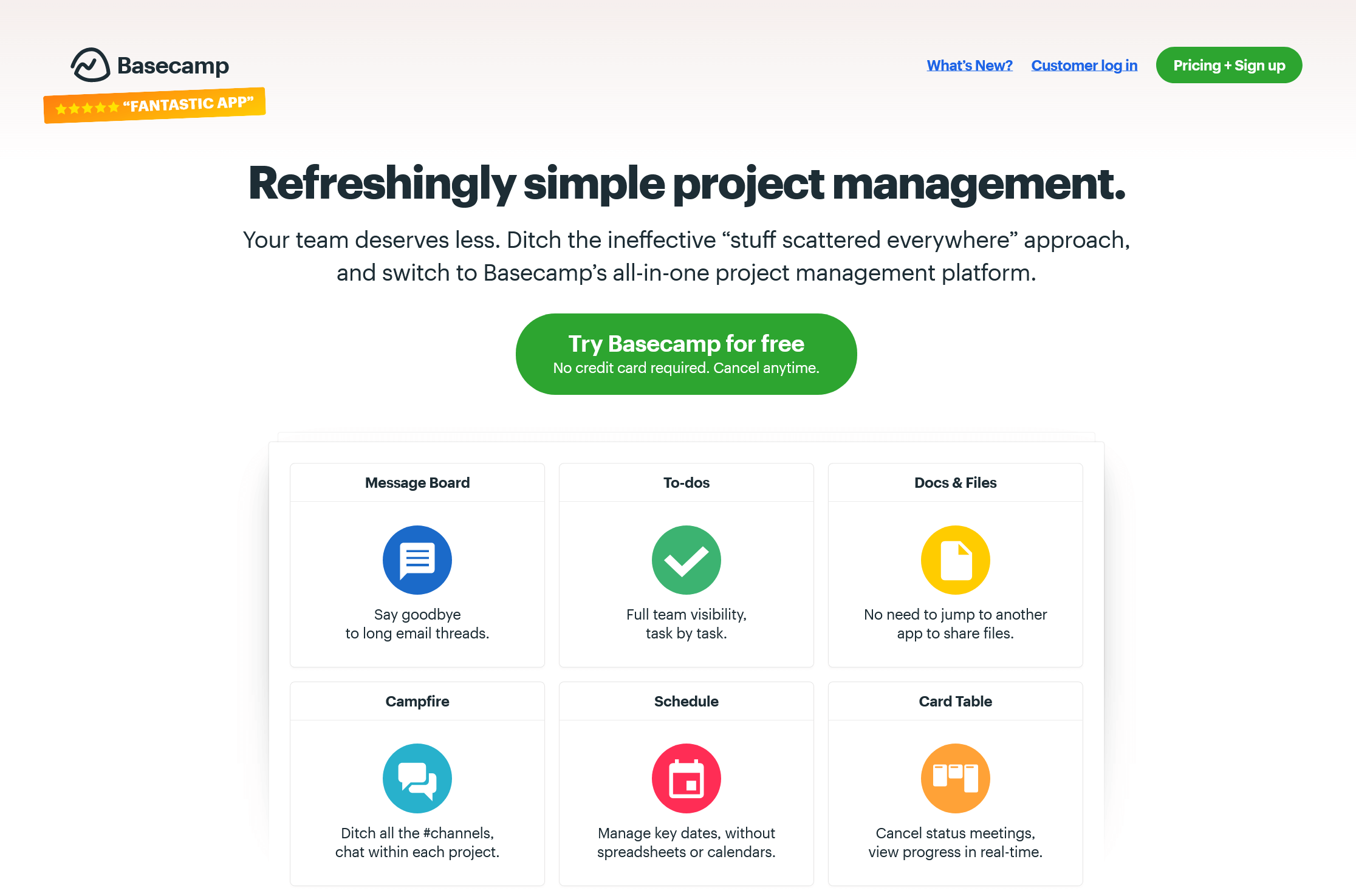 Basecamp is a B2B project management and team collaboration