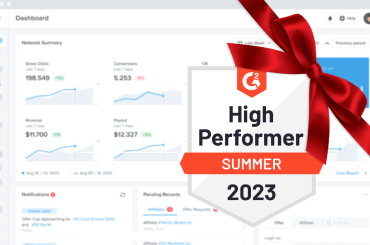 Scaleo Wins G2 High Performance Award - White Label Affiliate Marketing software