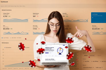 igaming affiliate software scaleo landing page screenshot Scaleo