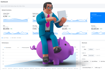 Scaleo piggie bank kick start your business