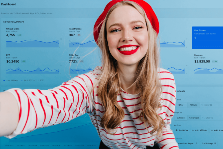 scaleo dashboard screenshot selfie