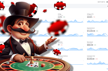 scaleo casino affiliate software dashboard screenshot chips