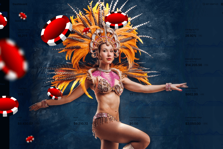 scaleo dashboard igaming affiliate software screensho latam