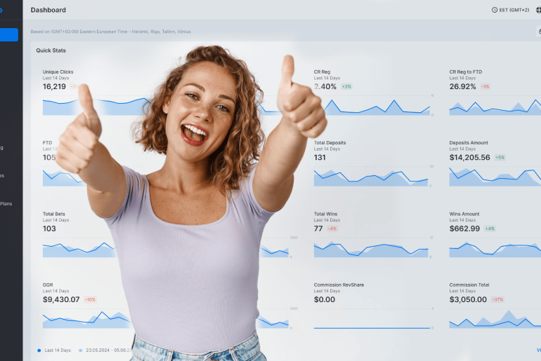 scaleo dashboard igaming affiliate software