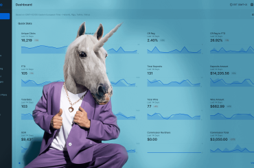 scaleo dashboard igaming affiliate software unicord