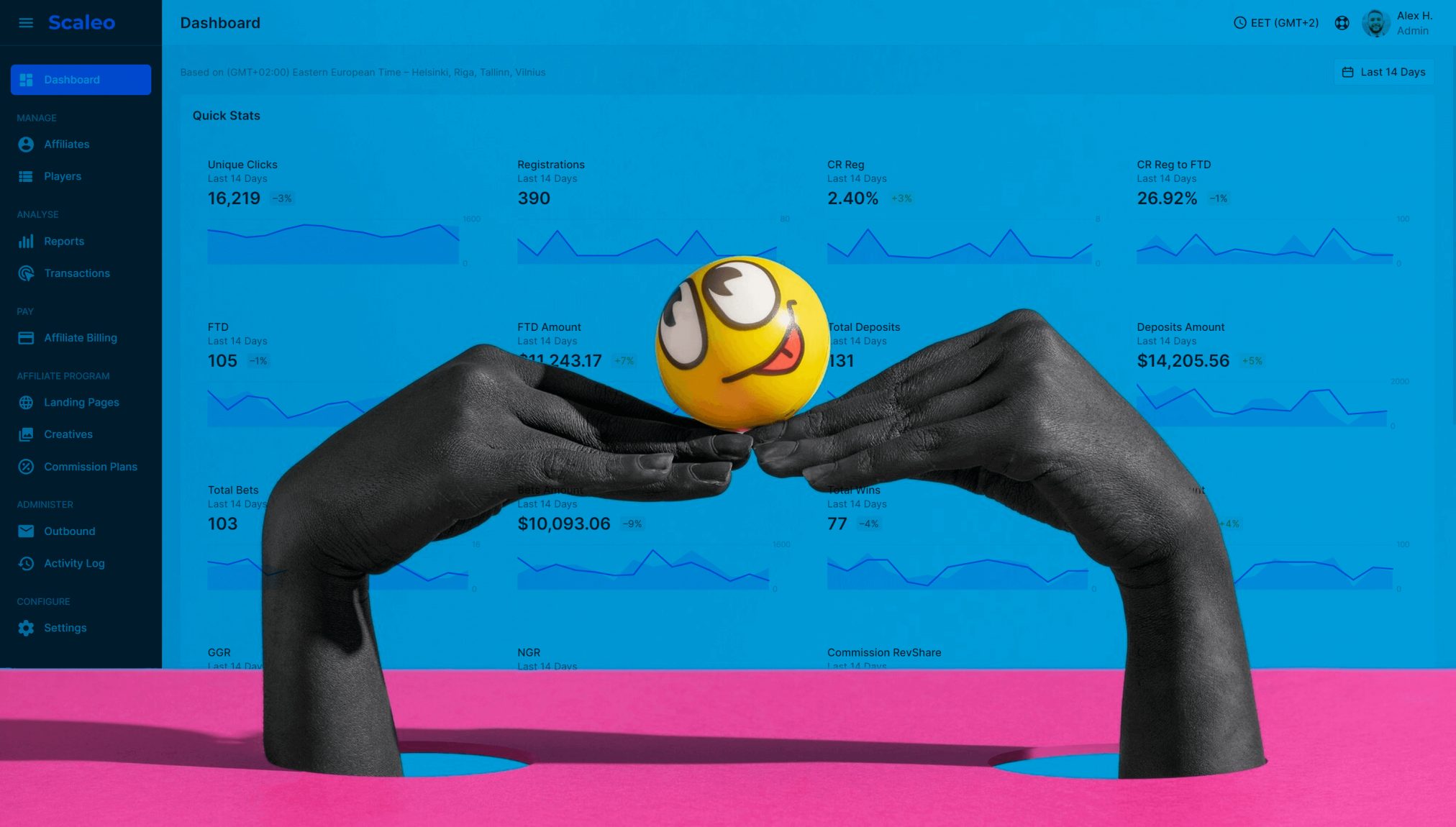 scaleo software happy emoji