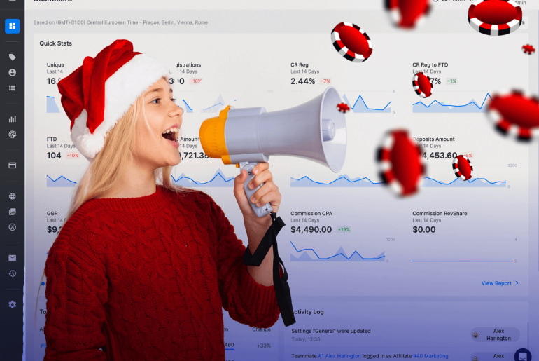 christman campaign onlne casino promotion