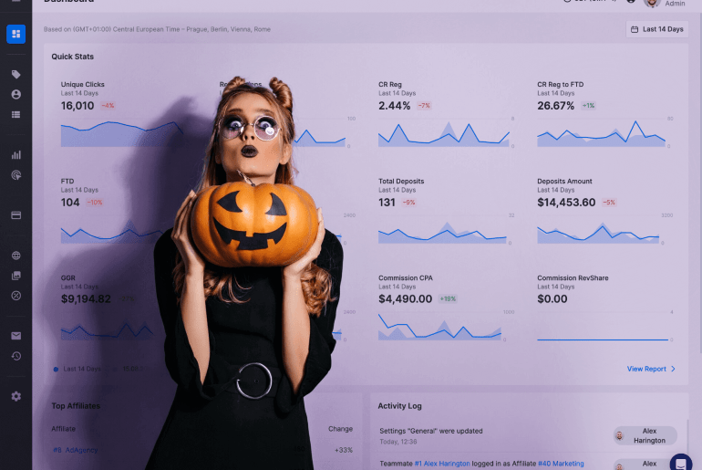 helloween affiliate marketing offers igaming scaleo
