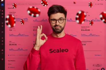 scaleo casino affiliate software red man