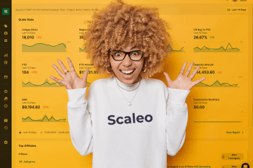 scaleo dashboard yellow