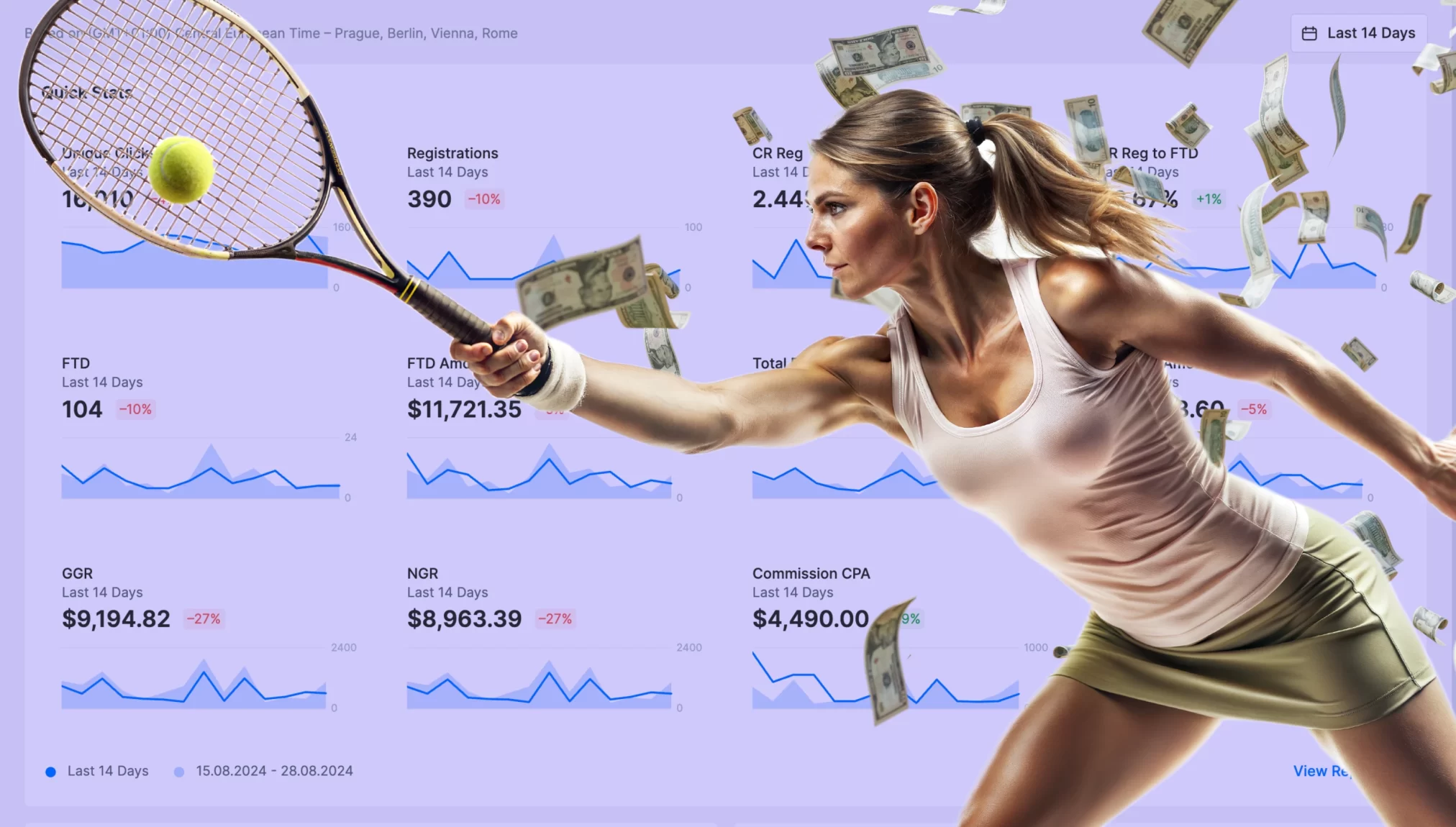 scaleo tenis dashboard betting