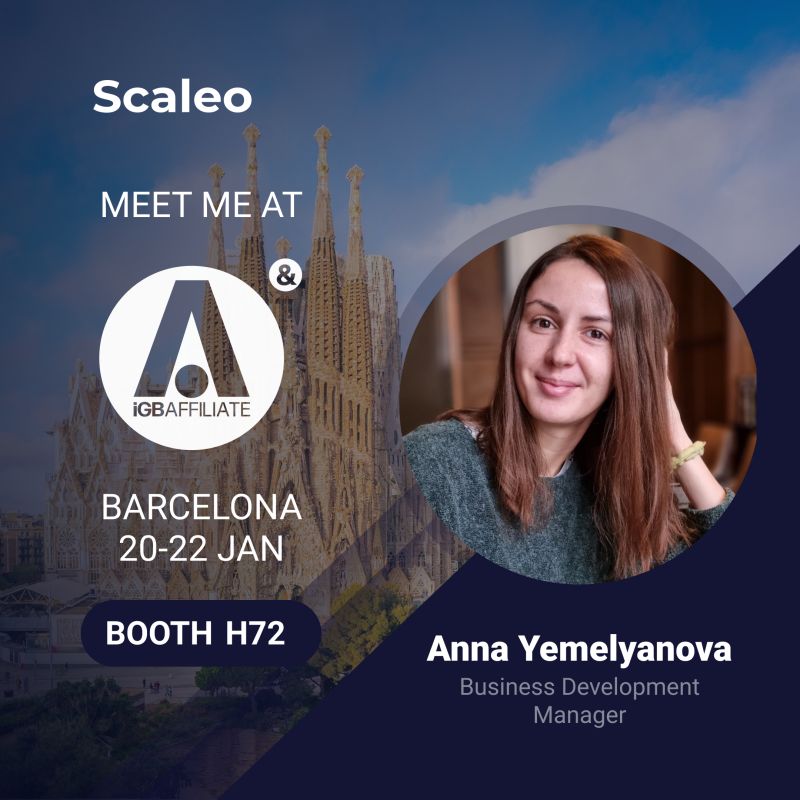 Meet Scaleo at the iGB Affiliate Conference in Barcelona – Booth H72 🎉 -
