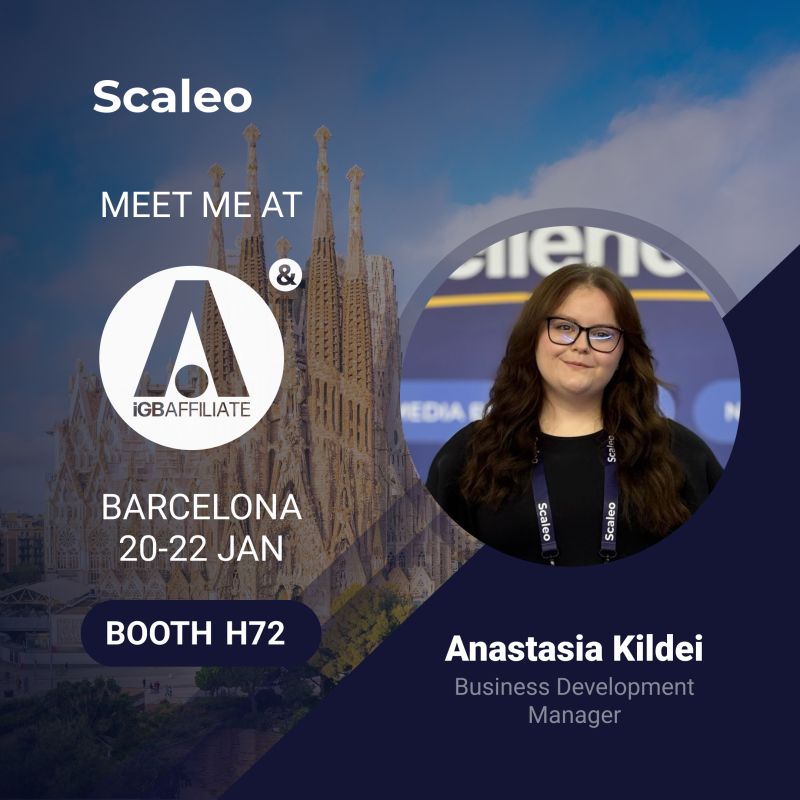 Meet Scaleo at the iGB Affiliate Conference in Barcelona – Booth H72 🎉 -