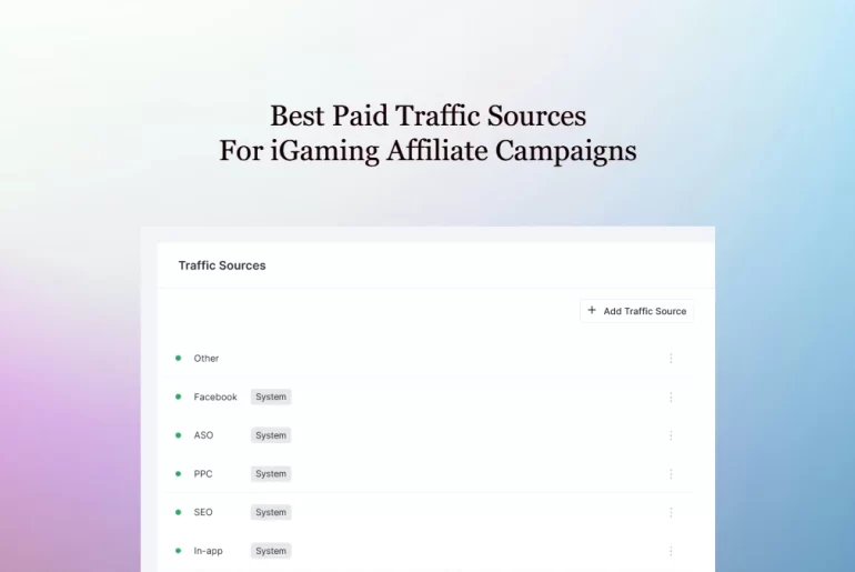 Best Paid Traffic Sources For iGaming Affiliate Campaigns