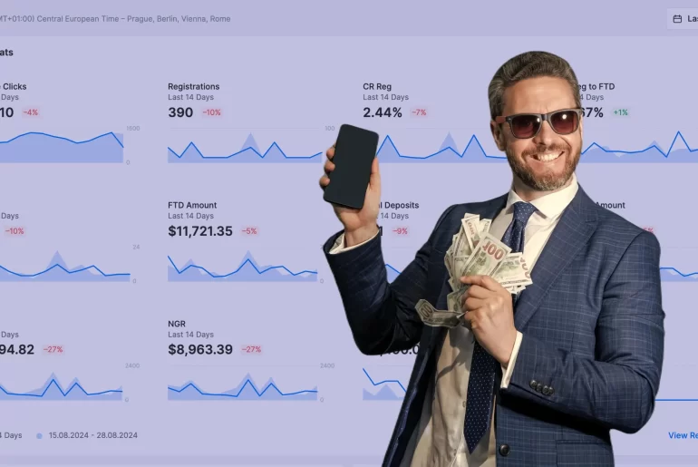scaleo-dashboard-mobile making money