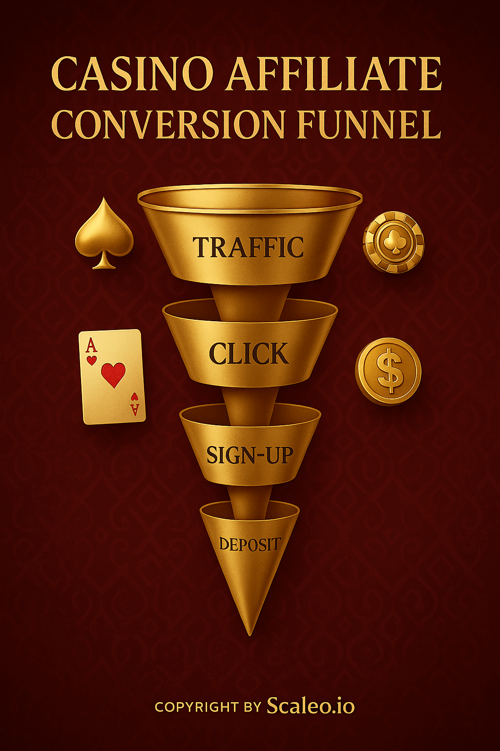 Casino Affiliate Conversion Funnel: Fix Leaks & Double Deposits - Conversion Funnel Deep Dive Casino Affiliate Conversion Funnel: Fix Leaks & Double Deposits - Conversion Funnel Deep Dive
