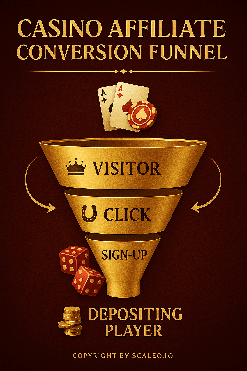 Casino Affiliate Conversion Funnel: Fix Leaks & Double Deposits - Conversion Funnel Deep Dive Casino Affiliate Conversion Funnel: Fix Leaks & Double Deposits - Conversion Funnel Deep Dive