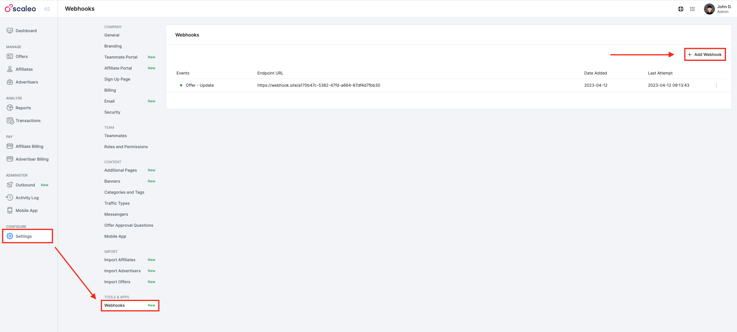 How to Set Up Affiliate Program Webhooks to Run Automations? - affiliate program webhooks How to Set Up Affiliate Program Webhooks to Run Automations? - affiliate program webhooks