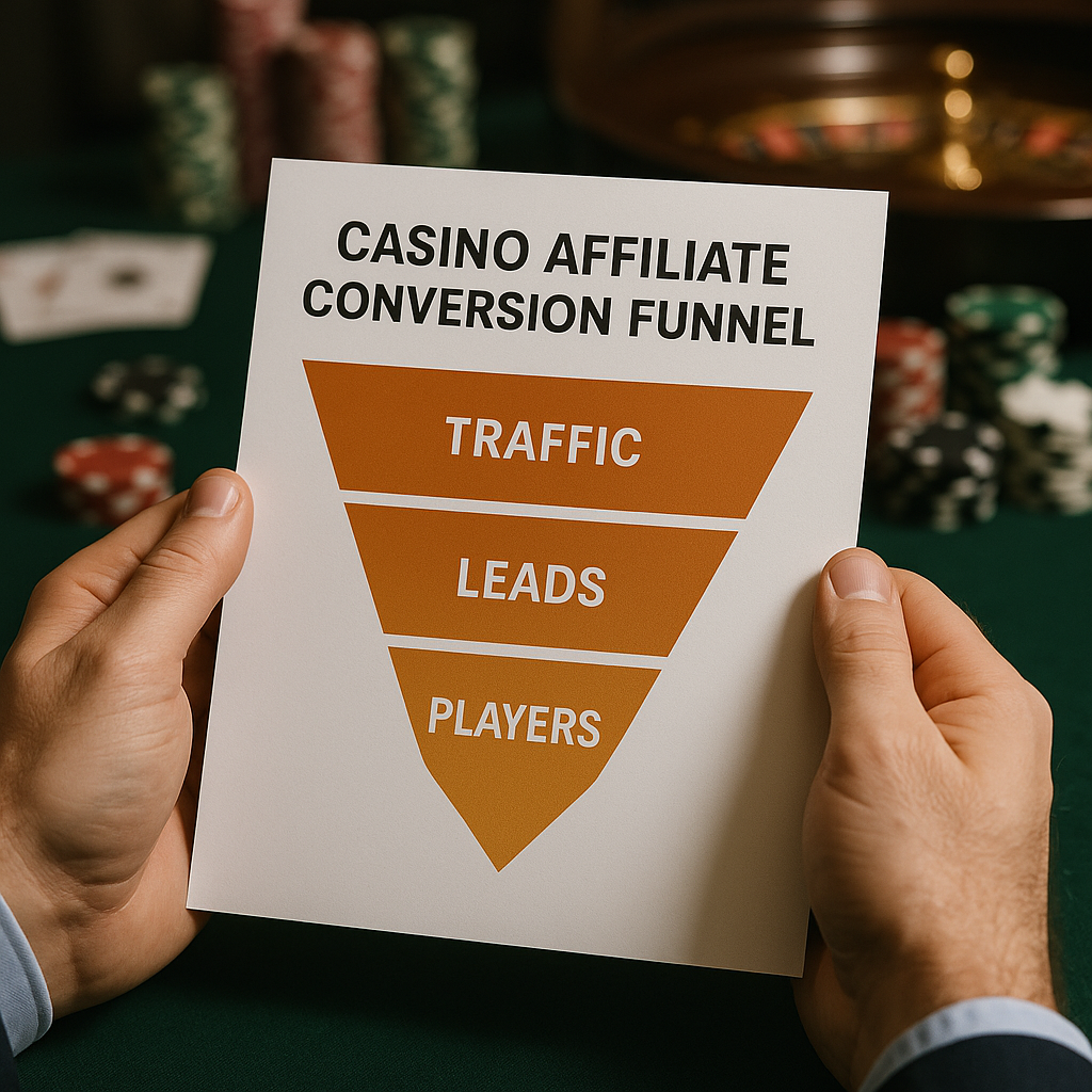 Casino Affiliate Conversion Funnel: Fix Leaks & Double Deposits - Conversion Funnel Deep Dive Casino Affiliate Conversion Funnel: Fix Leaks & Double Deposits - Conversion Funnel Deep Dive