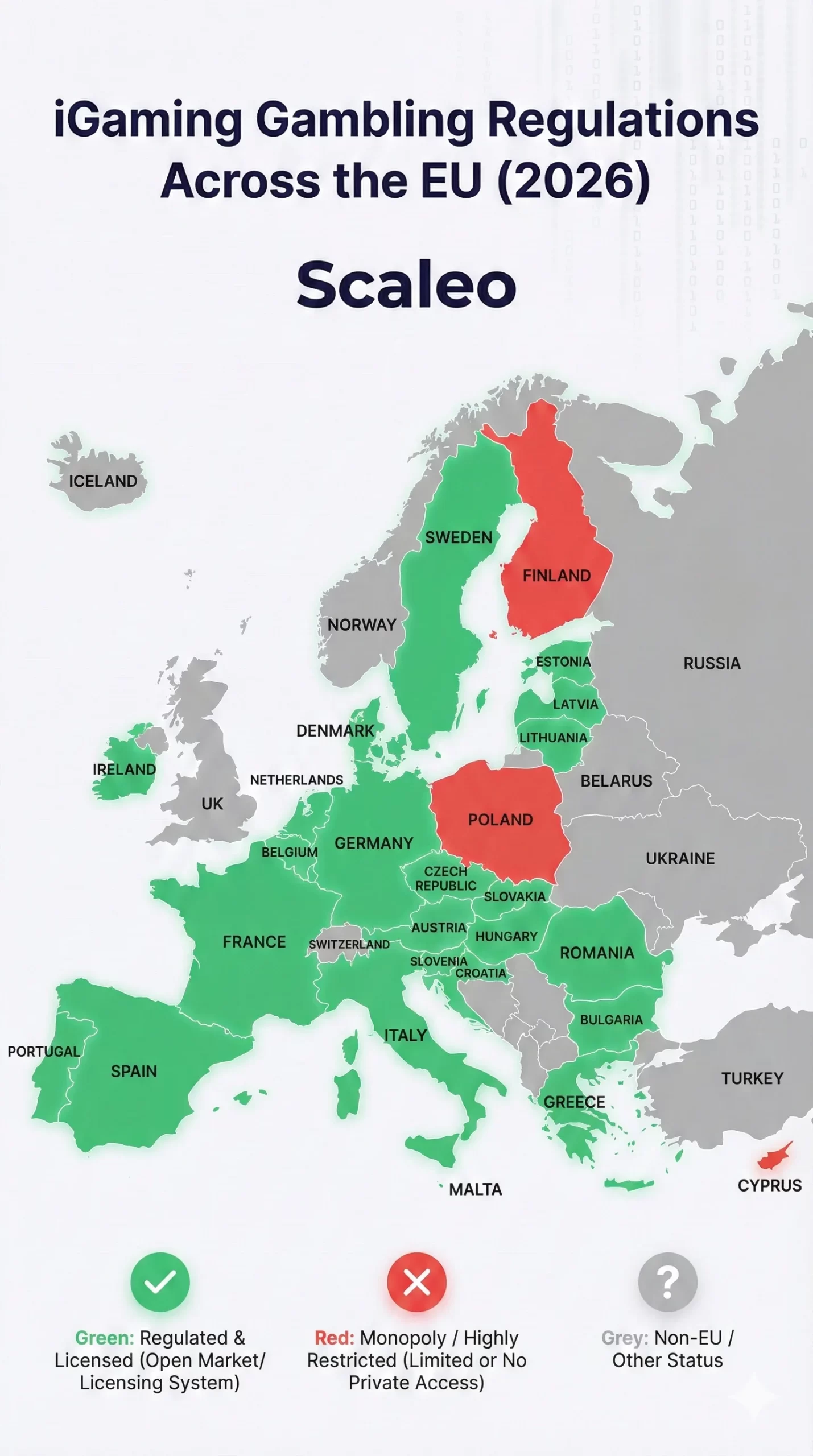 iGaming Regulations Across the EU (2026 map)