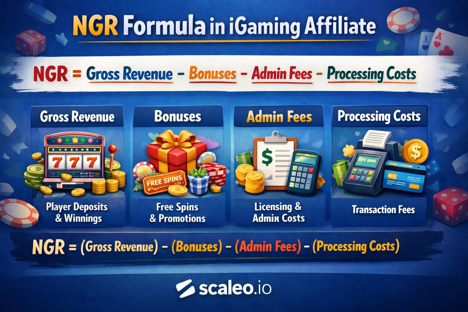 iGaming Affiliate Program Setup: Operators' Full Guide - formula to calculate ngr
