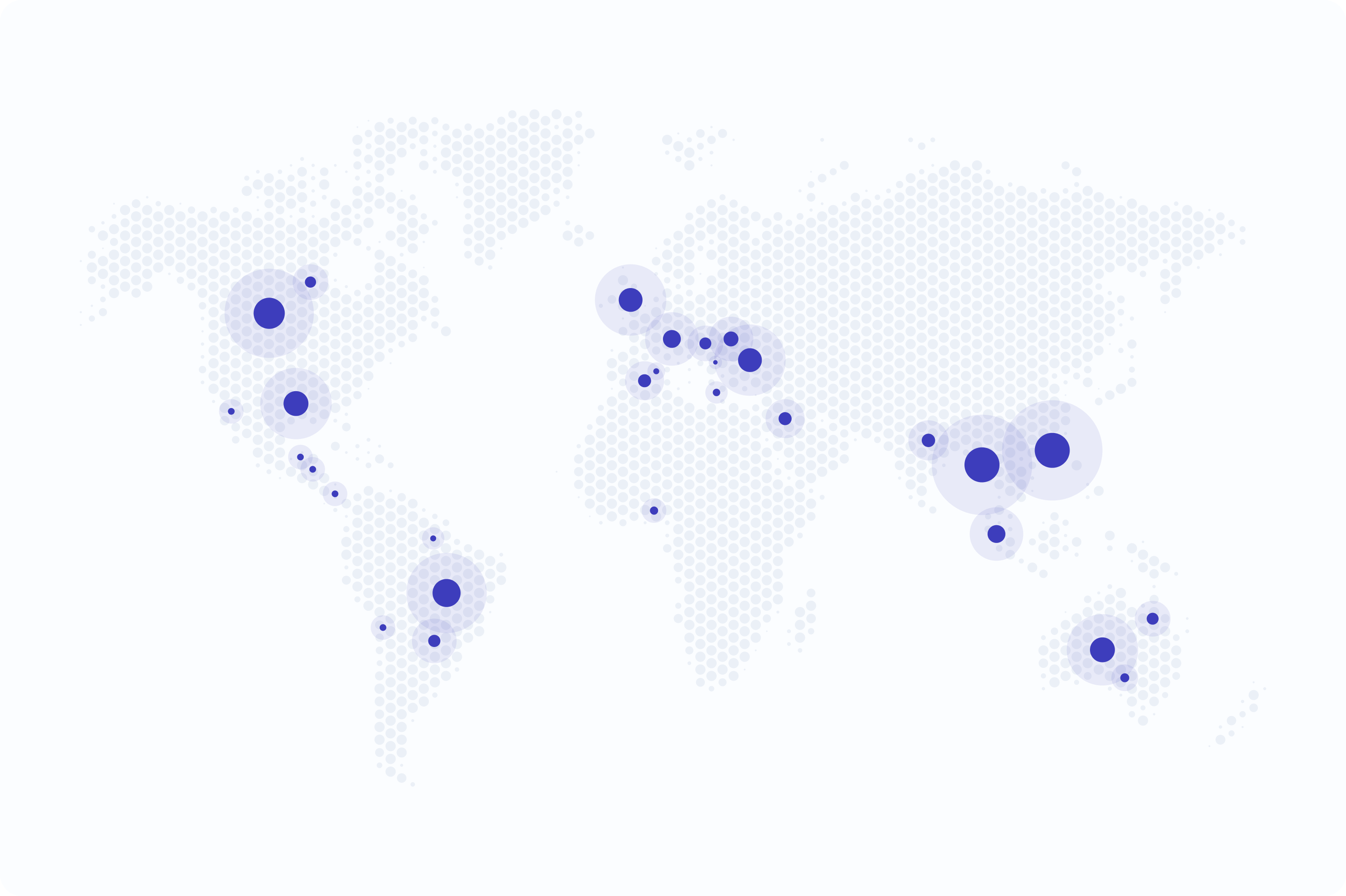 Map illustrating Scaleo global reach